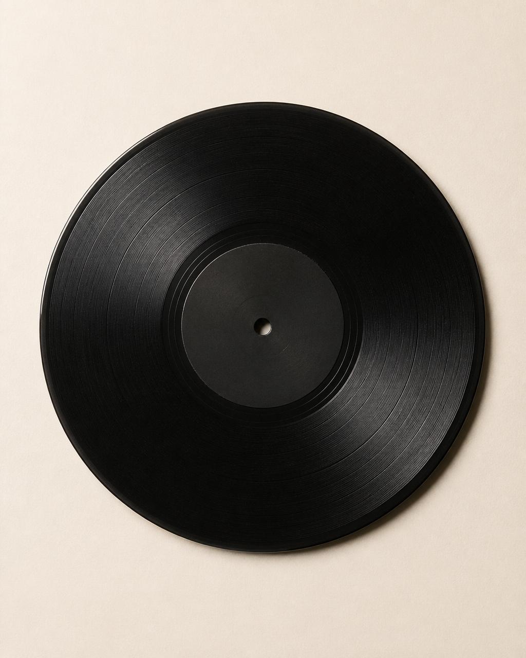 Blank 7-inch lacquer